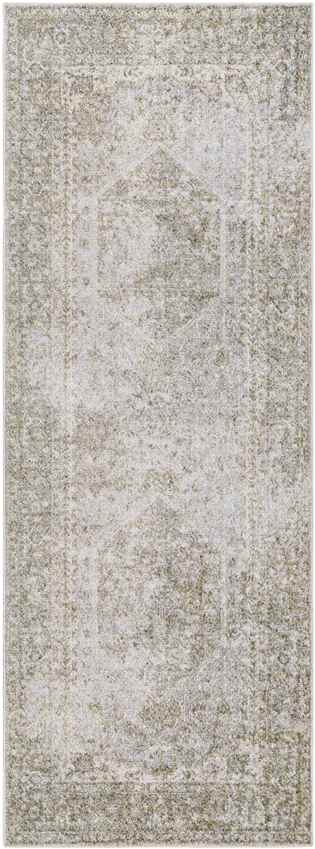 Mark & Day Rug 2'7" x 7'3" Edmond Traditional Camel Washable Area Rug