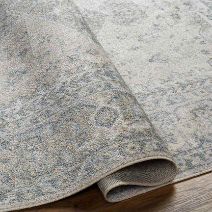 Mark & Day Rug Edmond Traditional Denim Washable Area Rug