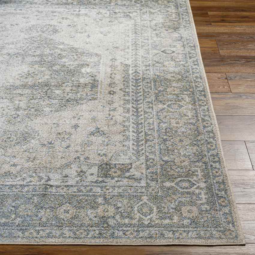 Mark & Day Rug Edmond Traditional Denim Washable Area Rug