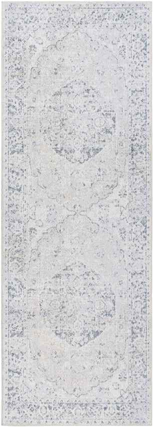 Mark & Day Rug 2'7" x 7'3" Edmonson Traditional Oatmeal Washable Area Rug