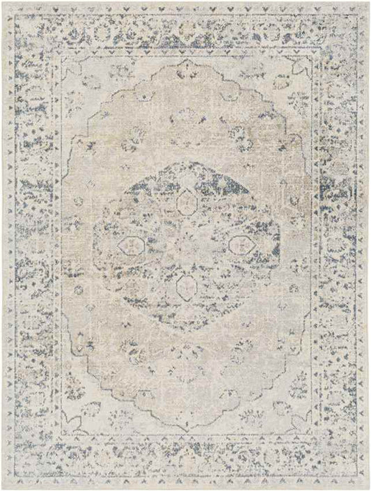 Mark & Day Rug 2' x 3' Edmonson Traditional Oatmeal Washable Area Rug