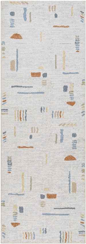 Mark & Day Rug 2'7" x 7'3" Elbing Modern Beige Washable Area Rug