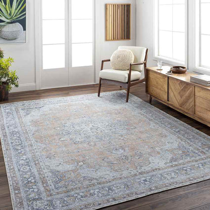 Mark & Day Rug Westphalia Traditional Slate Washable Area Rug