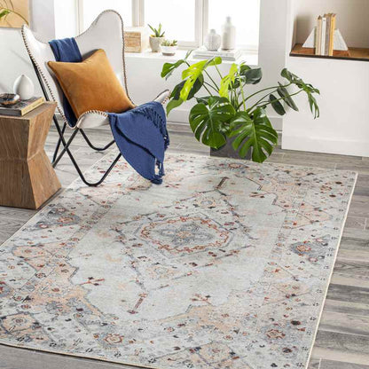 Mark & Day Rug Westside Traditional Light Gray Washable Area Rug