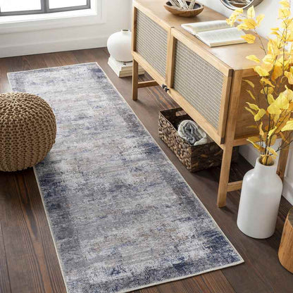 Mark & Day Rug What Cheer Traditional Dark Blue Washable Area Rug