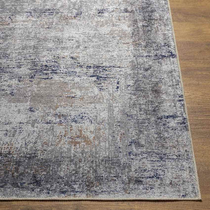 Mark & Day Rug What Cheer Traditional Dark Blue Washable Area Rug