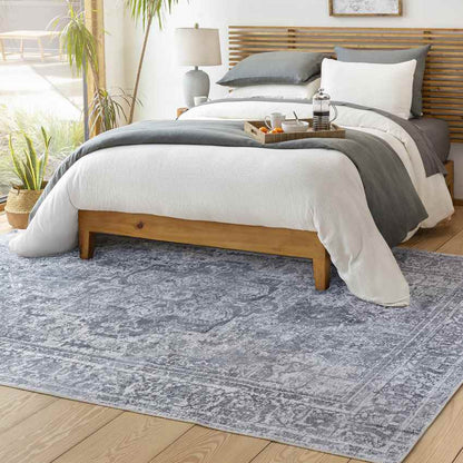 Mark & Day Rug Whitten Traditional Light Gray Washable Area Rug