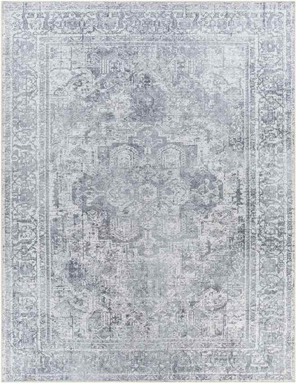 Mark & Day Rug Whitten Traditional Light Gray Washable Area Rug