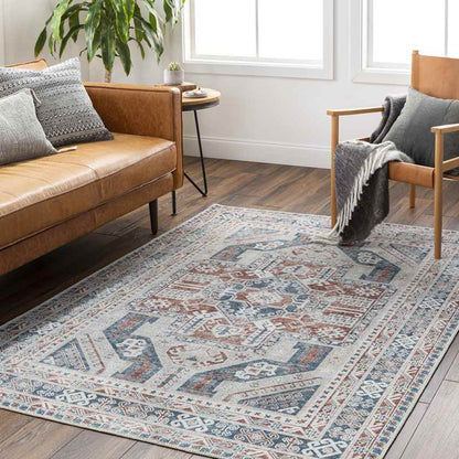 Mark & Day Rug Willisburg Traditional Navy Washable Area Rug