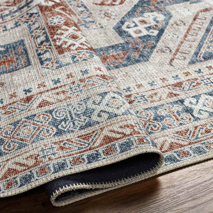 Mark & Day Rug Willisburg Traditional Navy Washable Area Rug