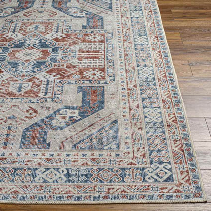 Mark & Day Rug Willisburg Traditional Navy Washable Area Rug