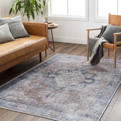 Mark & Day Rug Wyacondah Traditional Navy Washable Area Rug