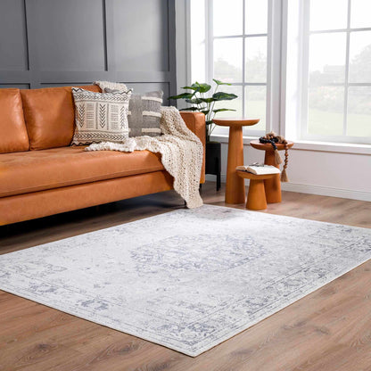 Boutique Rugs Rugs Akram Cream & Antrasit Washable Area Rug