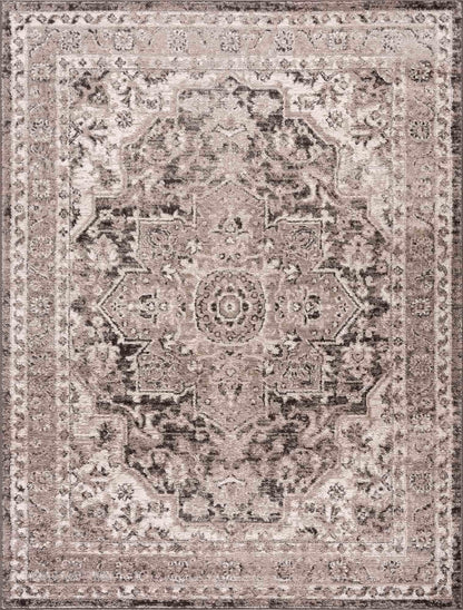 Boutique Rugs Rugs Albie Charcoal & Beige Area Rug