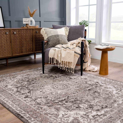 Boutique Rugs Rugs Albie Charcoal & Beige Area Rug