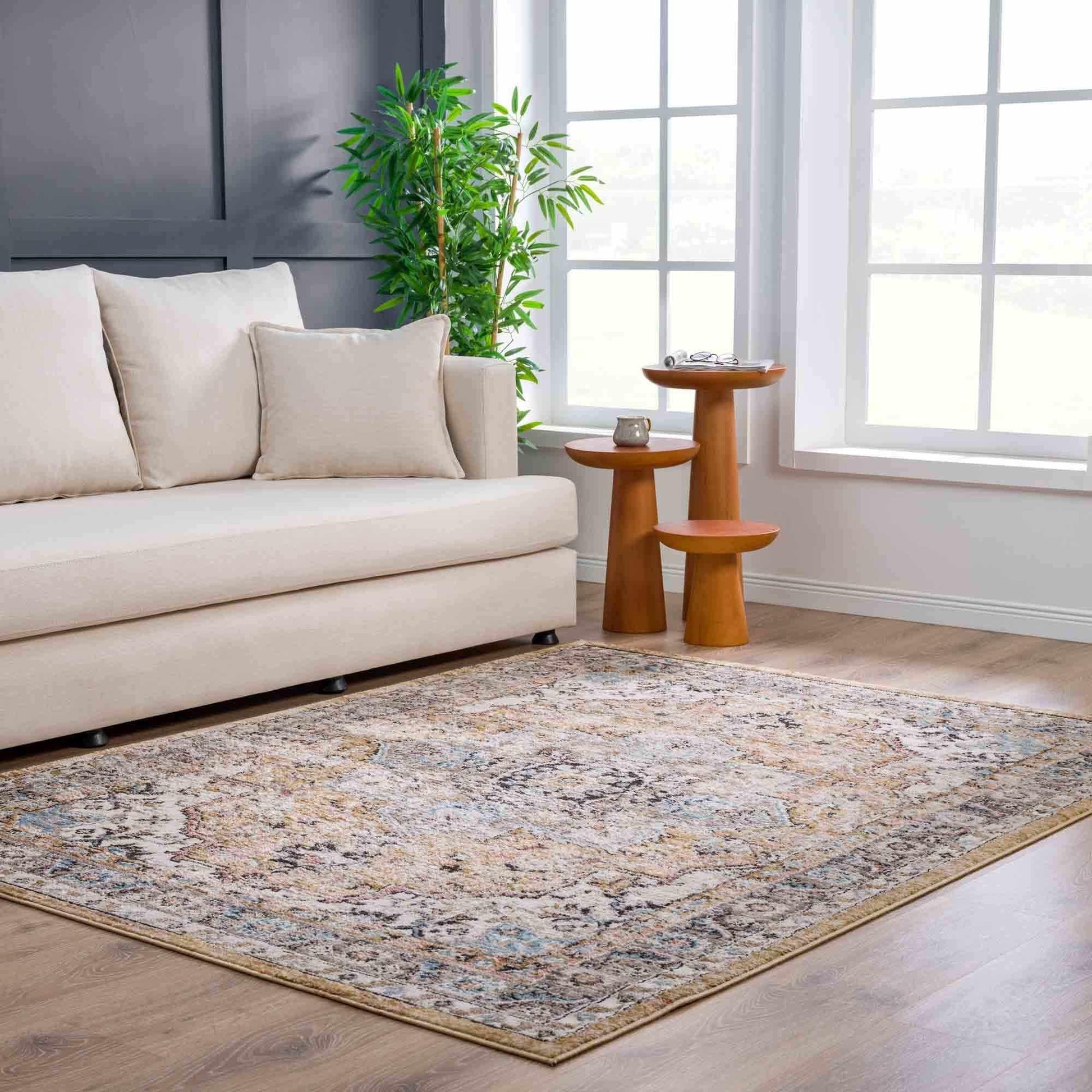 Boutique Rugs Rugs Albie Gold & Beige Area Rug