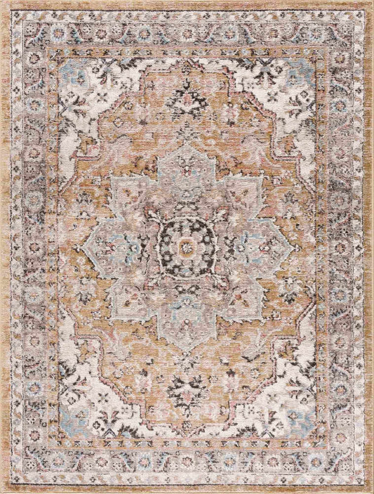 Boutique Rugs Rugs Albie Gold & Beige Area Rug