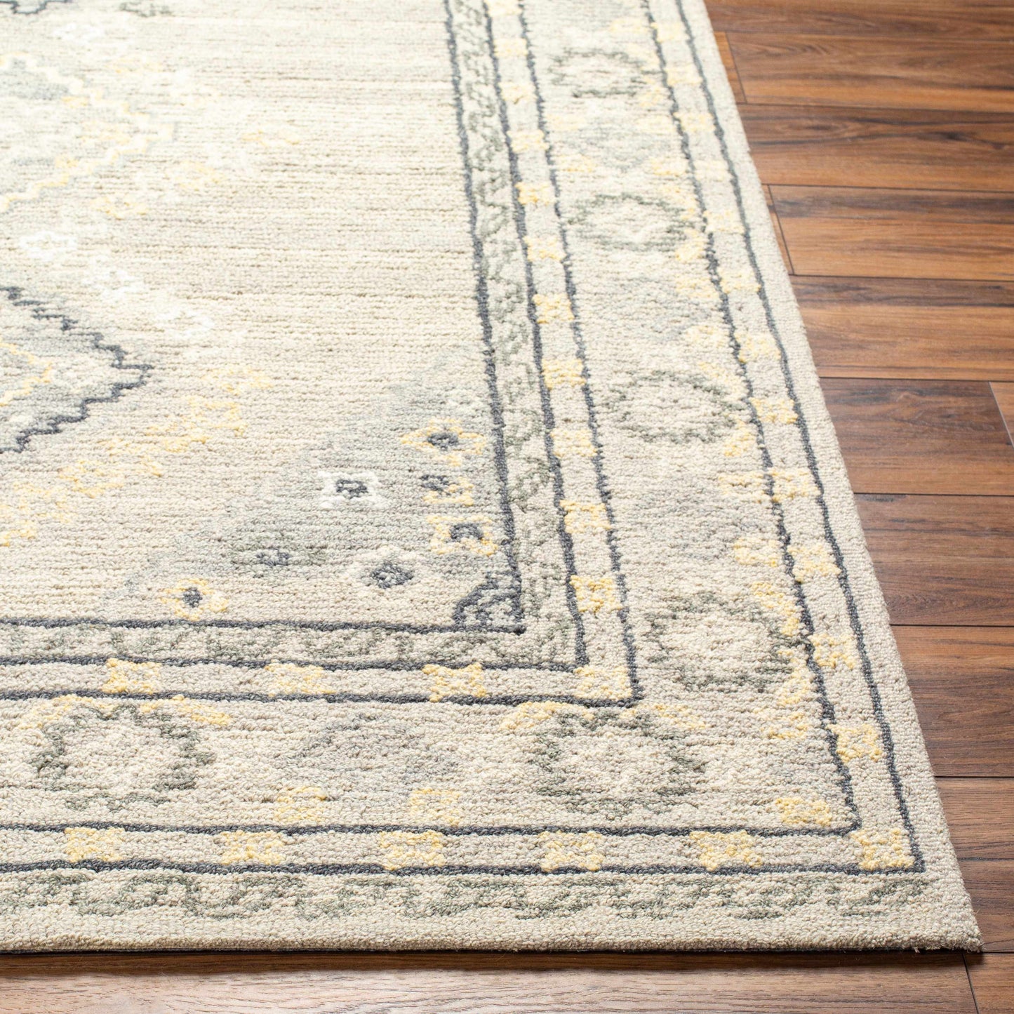 Boutique Rugs Rugs Alena Gray Wool Blend Area Rug