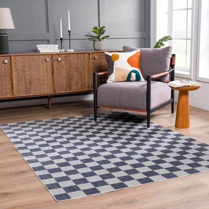 Boutique Rugs Rugs Alie Blue Checkered Area Rug