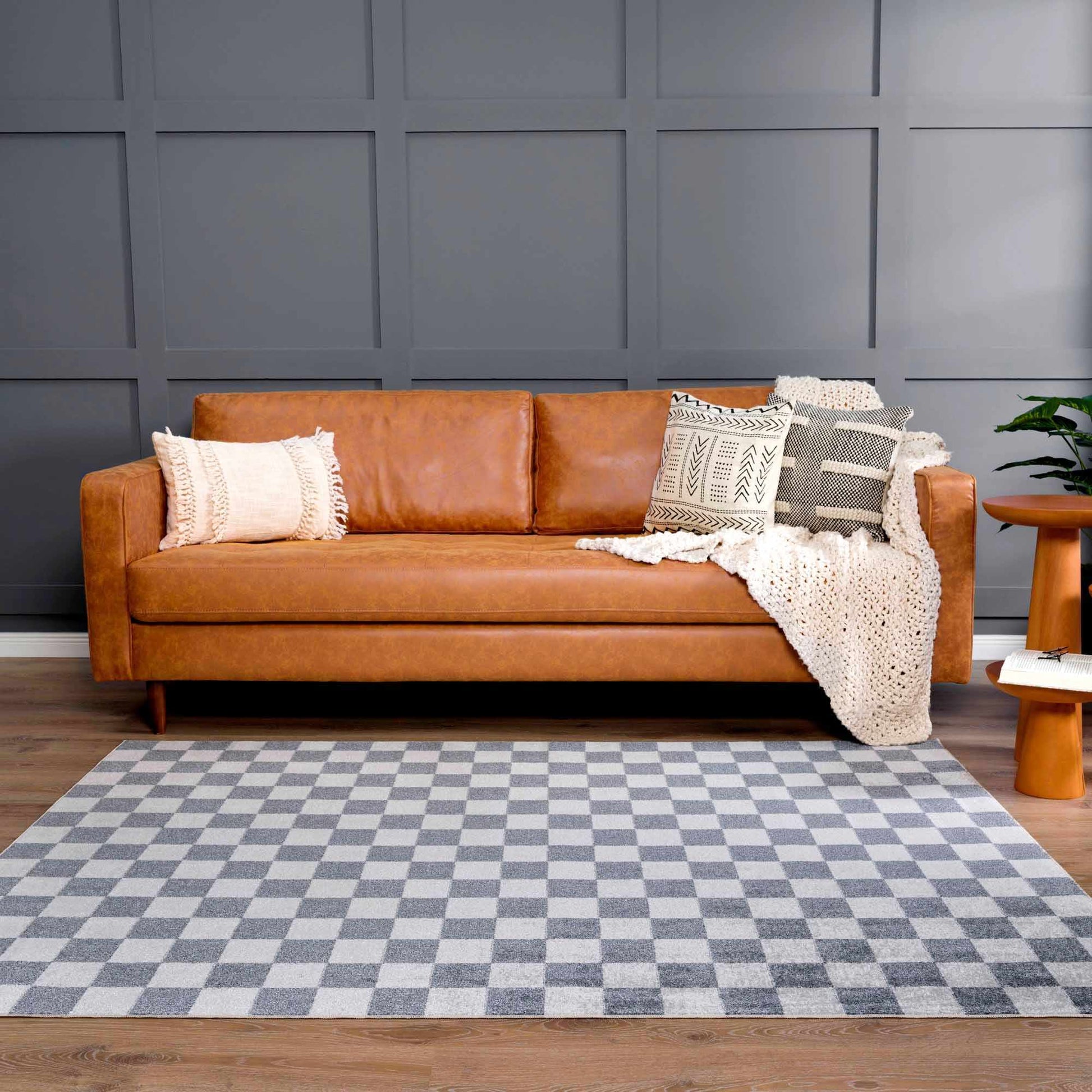 Boutique Rugs Rugs Alie Blue Checkered Area Rug