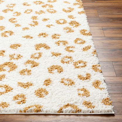 Boutique Rugs Rugs Altin Leopard Print White Area Rug