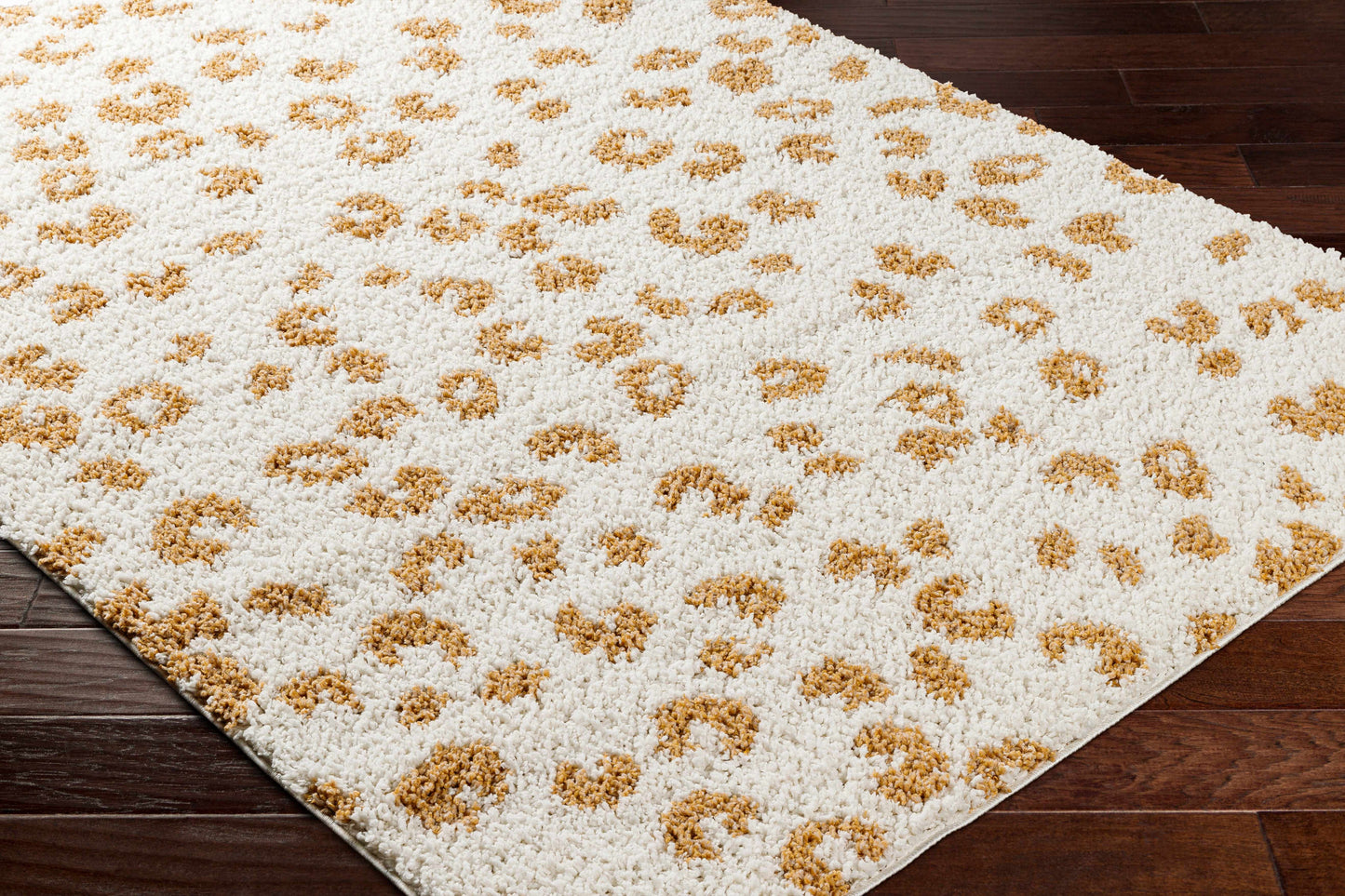 Boutique Rugs Rugs Altin Leopard Print White Area Rug