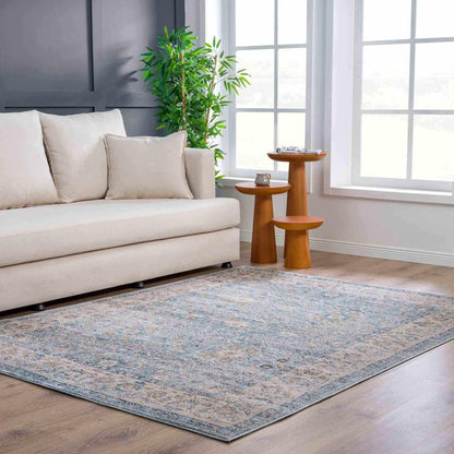 Boutique Rugs Rugs Anana Silver Blue & Beige Area Rug