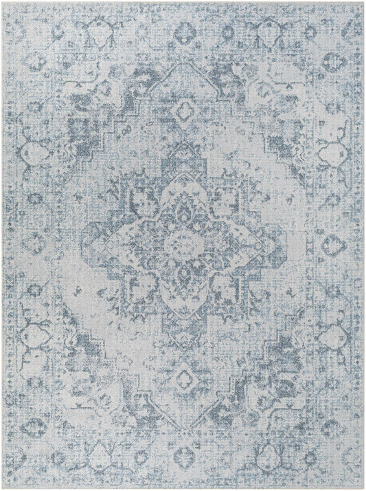 Boutique Rugs Rugs 5'3" x 7' Rectangle Ankti Aqua Washable Area Rug