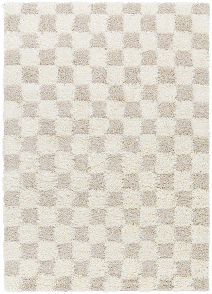 Boutique Rugs Rugs Atira Light Brown Checkered Area Rug