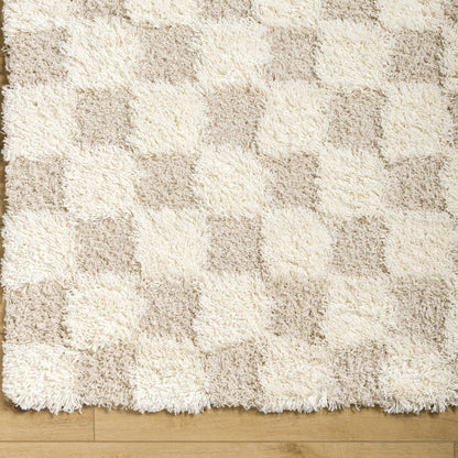 Boutique Rugs Rugs Atira Light Brown Checkered Area Rug