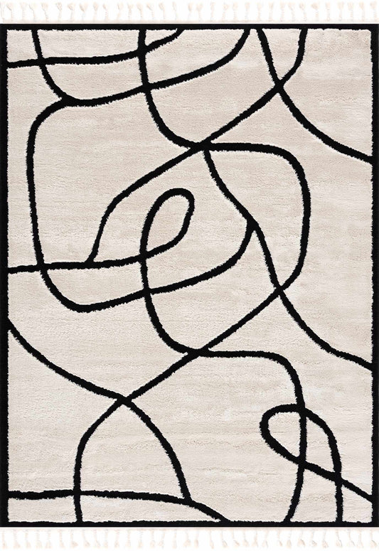 Boutique Rugs Rugs Azana Black & White Area Rug