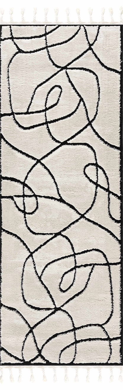 Boutique Rugs Rugs Azana Black & White Area Rug