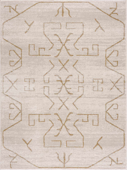 Boutique Rugs Rugs Azzan Cream & Gold Area Rug