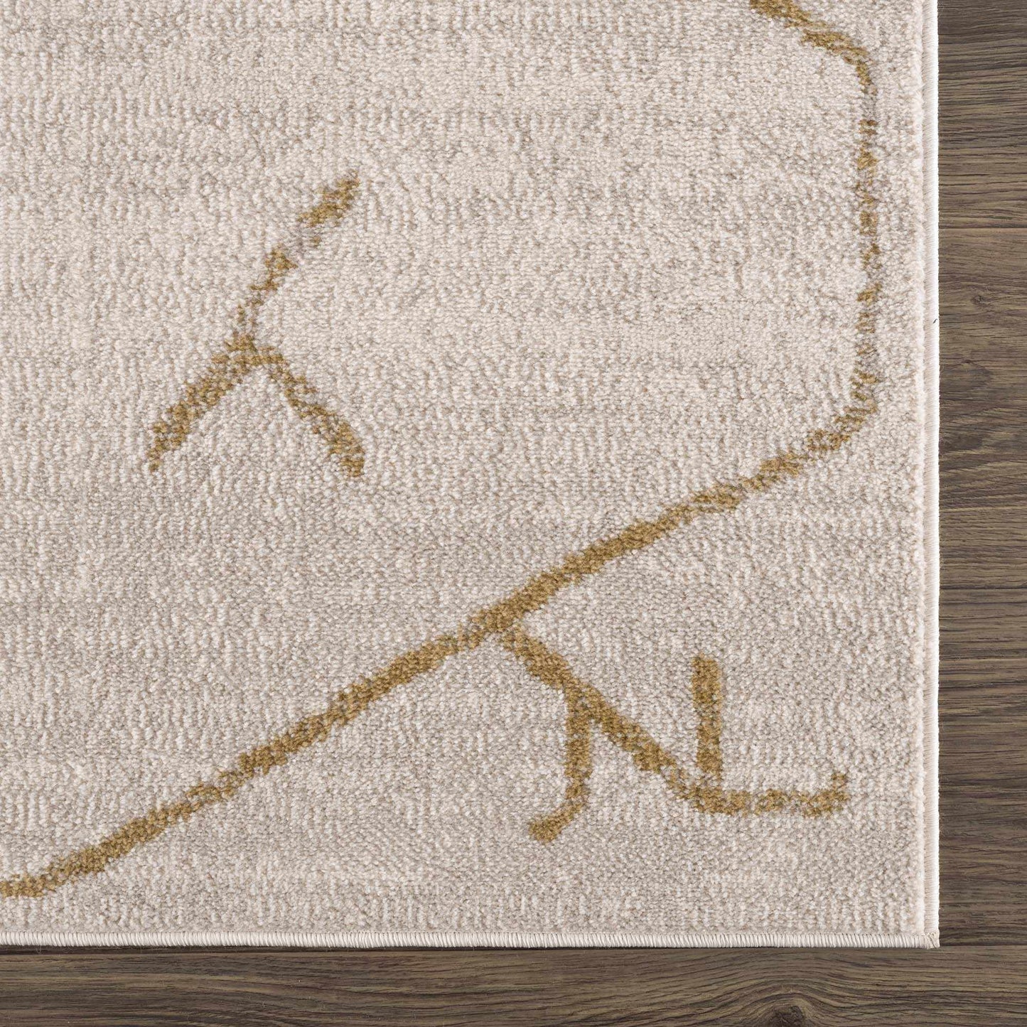 Boutique Rugs Rugs Azzan Cream & Gold Area Rug