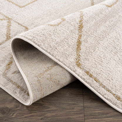 Boutique Rugs Rugs Azzan Cream & Gold Area Rug