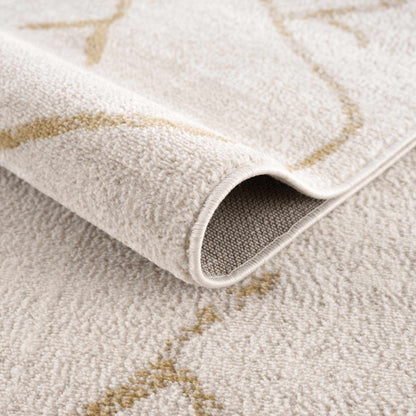 Boutique Rugs Rugs Azzan Cream & Gold Area Rug