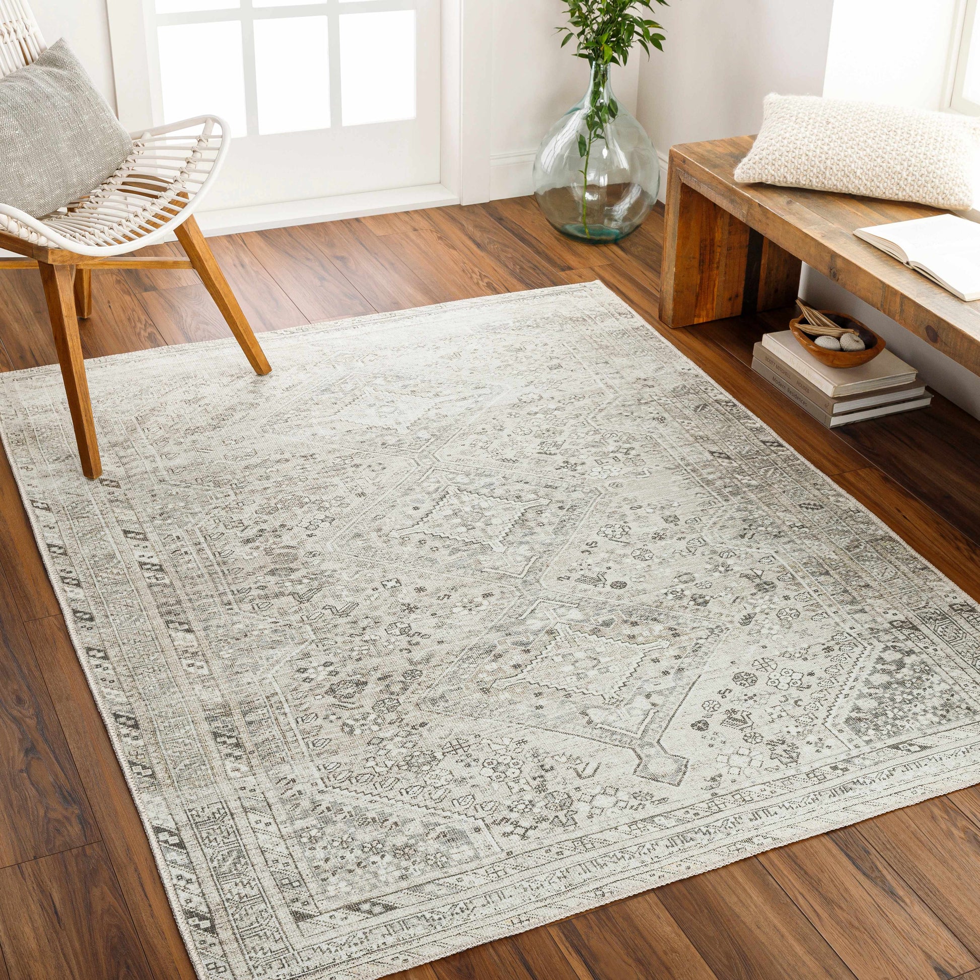 Boutique Rugs Rugs Barny Cream & Sage Washable Rug