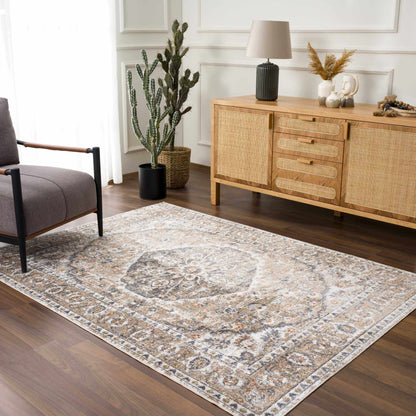 Boutique Rugs Rugs Beige Hiti Washable Area Rug