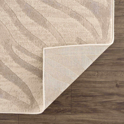 Boutique Rugs Rugs Beige Manteca Zebra Print Area Rug