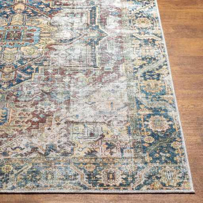 Boutique Rugs Rugs Blue Catigpian Distressed Washable Area Rug