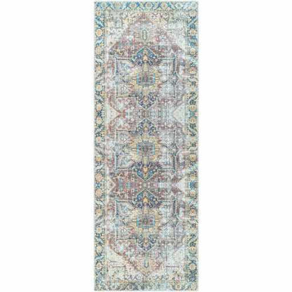 Boutique Rugs Rugs Blue Catigpian Distressed Washable Area Rug