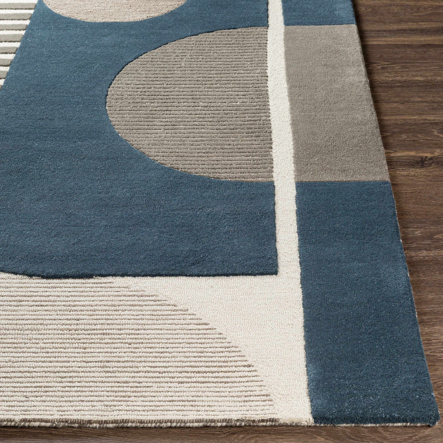 Boutique Rugs Rugs Bro Blue&Gray Wool Rug