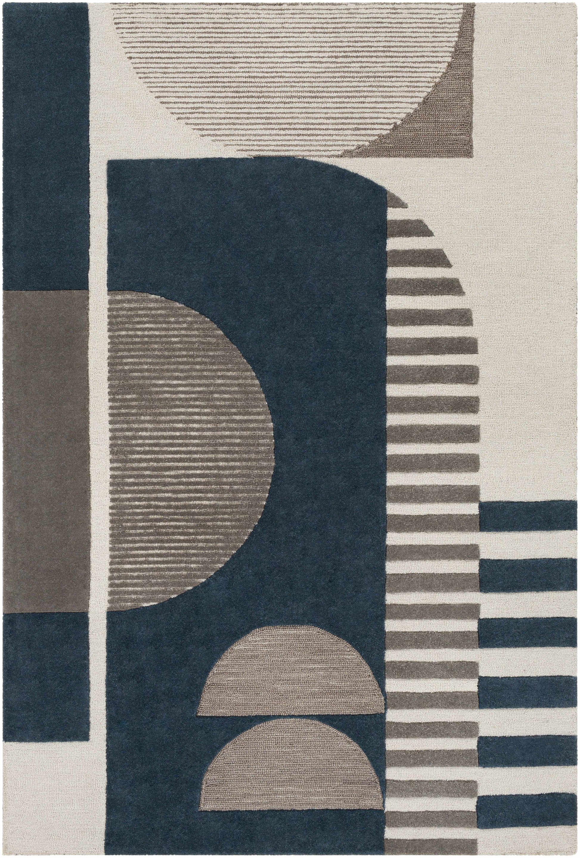 Boutique Rugs Rugs Bro Blue&Gray Wool Rug