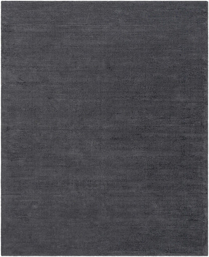 Boutique Rugs Rugs 7'6" x 9'6" Rectangle Brockton Solid Wool Charcoal Area Rug