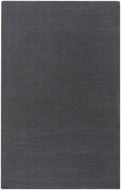 Boutique Rugs Rugs 5' x 8' Rectangle Brockton Solid Wool Charcoal Area Rug