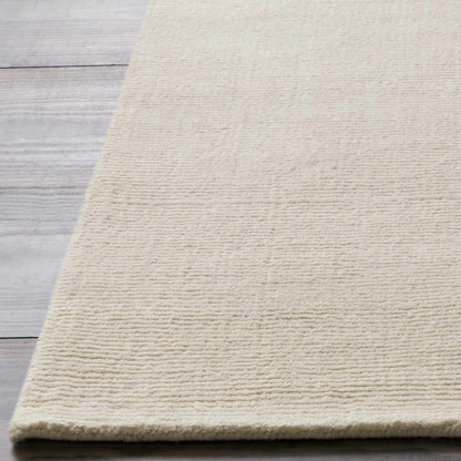 Boutique Rugs Rugs Brockton Solid Wool Light Beige Area Rug