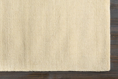 Boutique Rugs Rugs Brockton Solid Wool Light Beige Area Rug