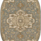 Boutique Rugs Rugs 6' x 9' Oval Broomfield Gray 1144 Wool Area Rug