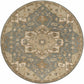 Boutique Rugs Rugs 8' Round Broomfield Gray 1144 Wool Area Rug