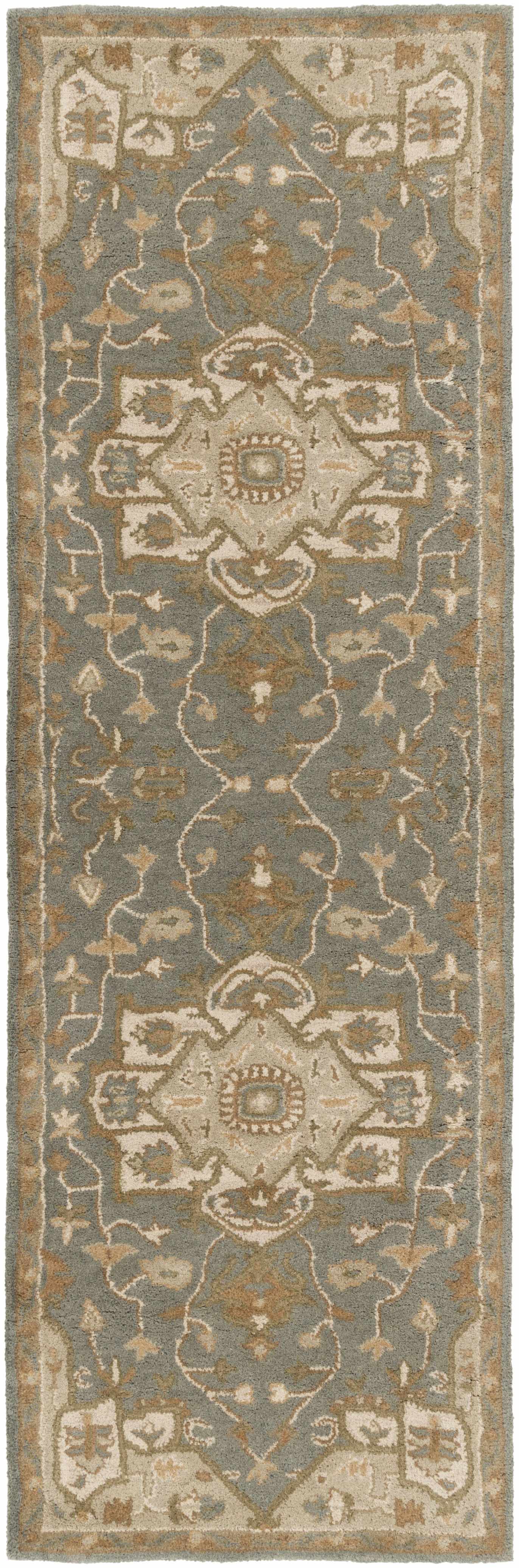 Boutique Rugs Rugs 2'6" x 8' Runner Broomfield Gray 1144 Wool Area Rug